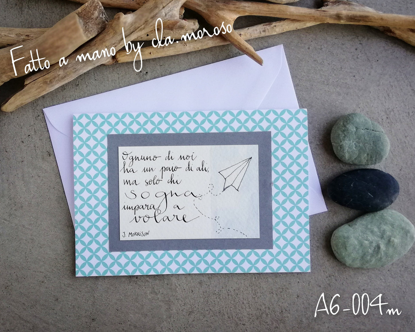 Biglietto con citazioni (A6-004m)