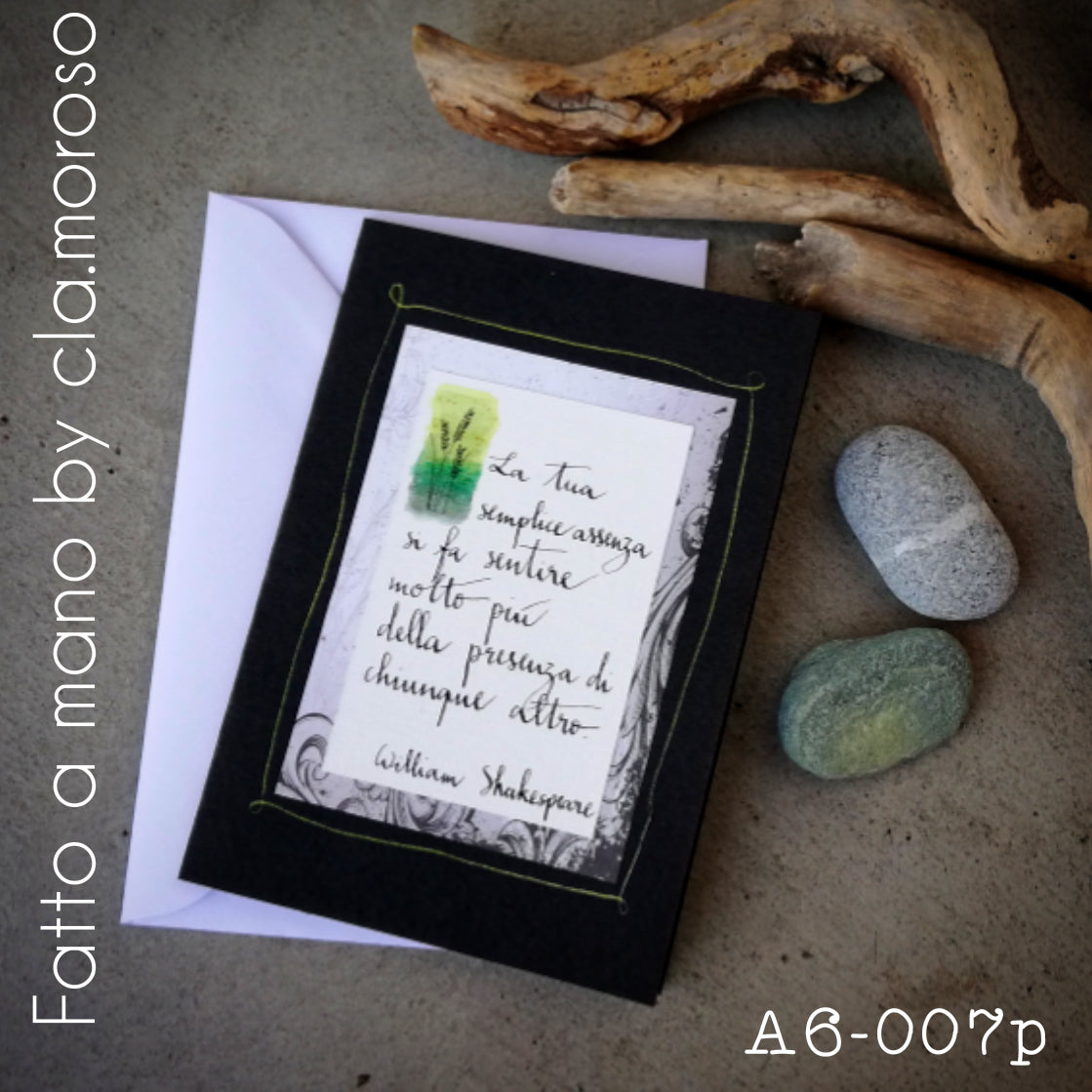 Biglietti Condoglianze con citazione