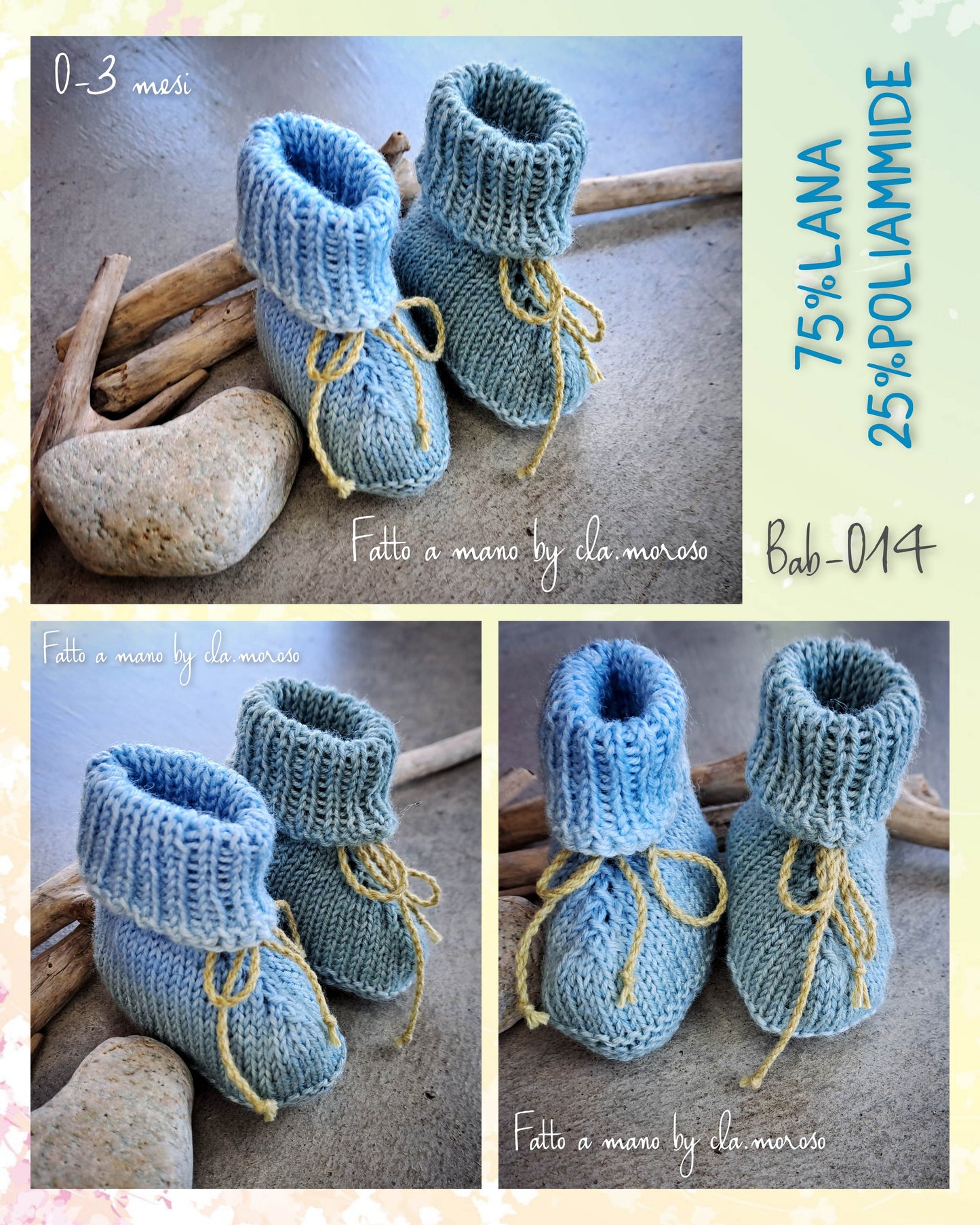 Scarpine bebè 0-3 mesi (bab-014)