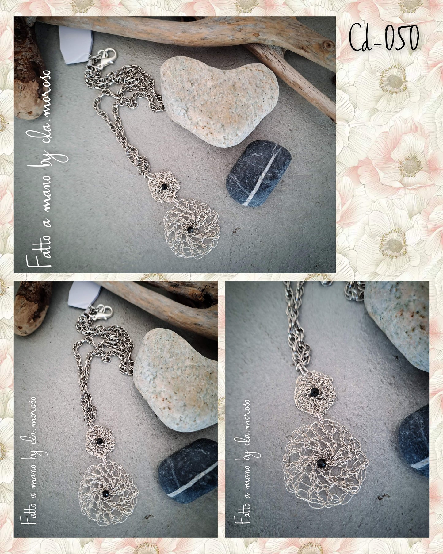 Collana color argento (cd-050)