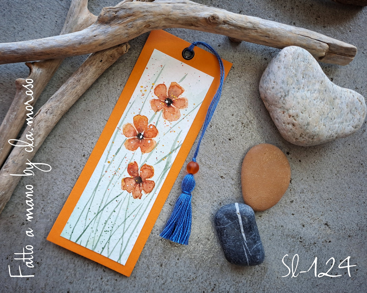 Segnalibro con fiori sl-124