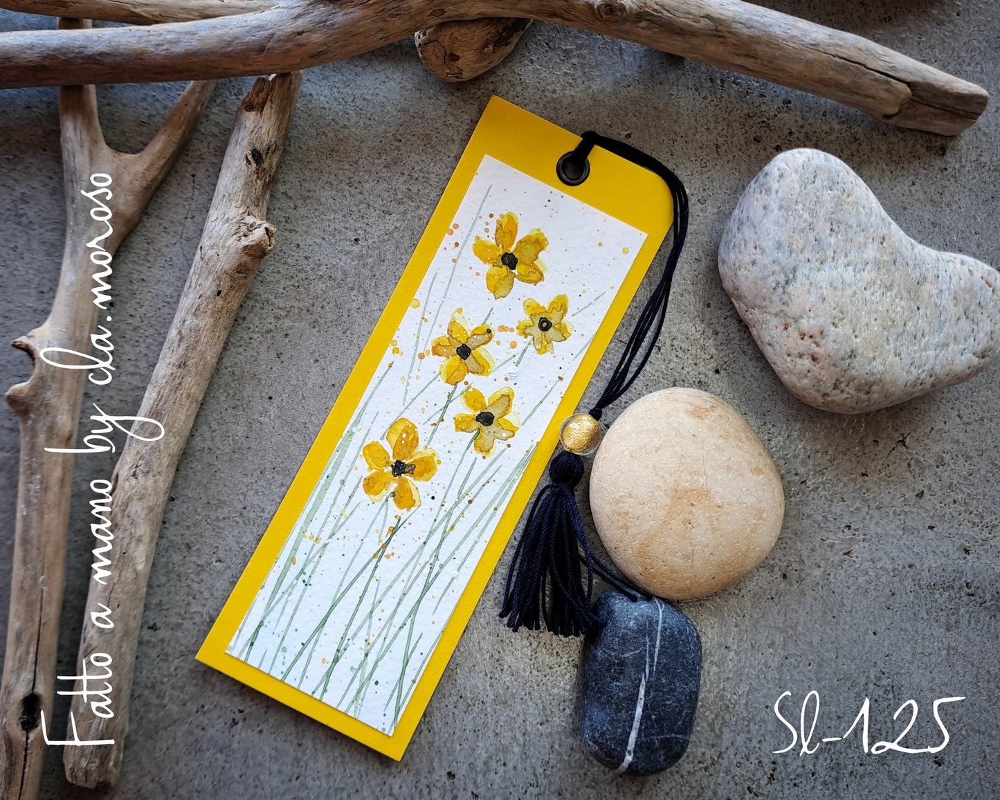 Segnalibro con fiori sl-125