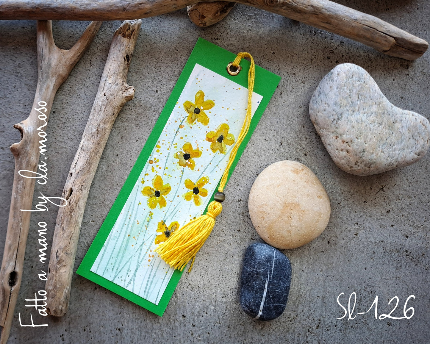 Segnalibri con fiori