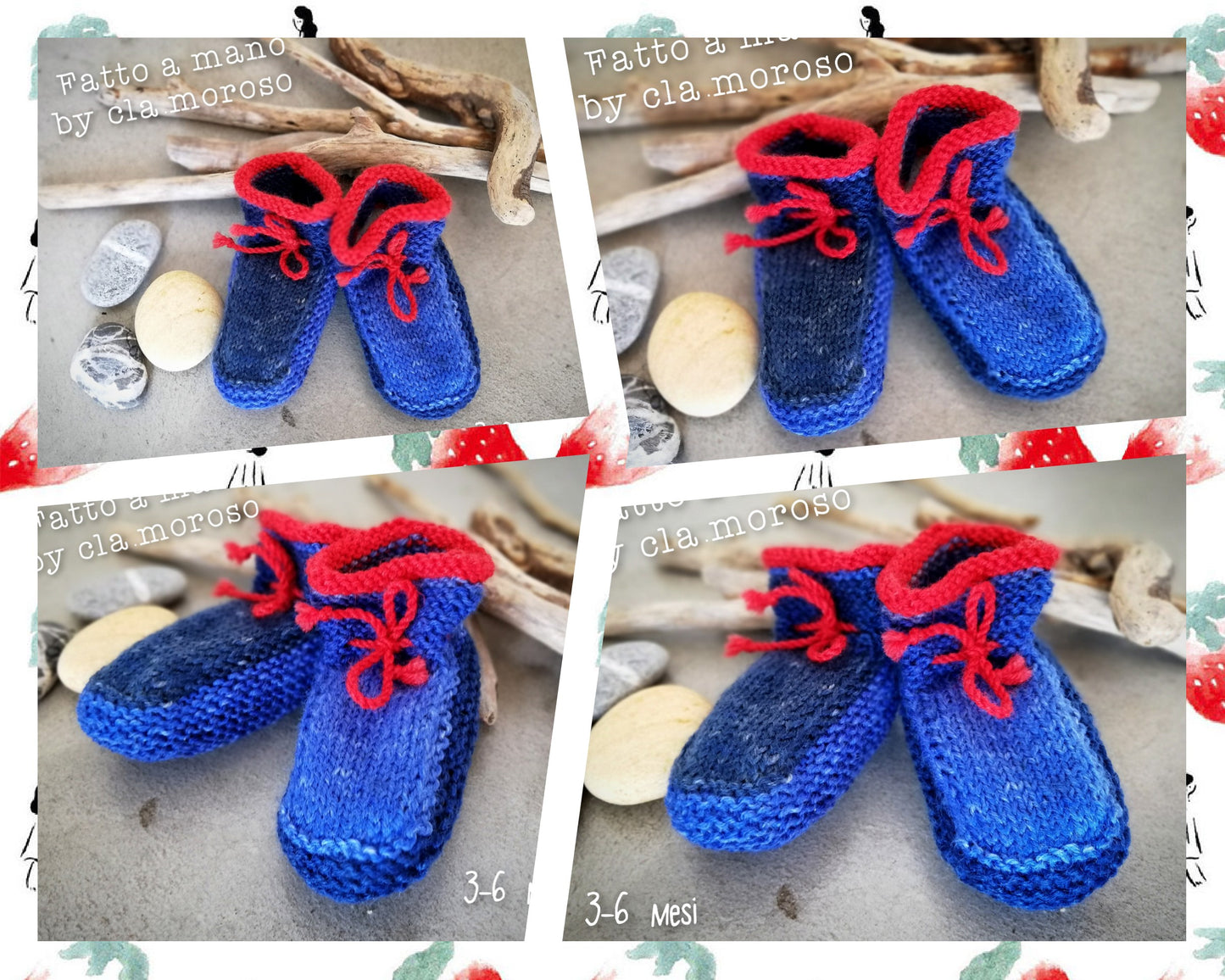 Scarpine bebè 3-6 mesi (bab-004)