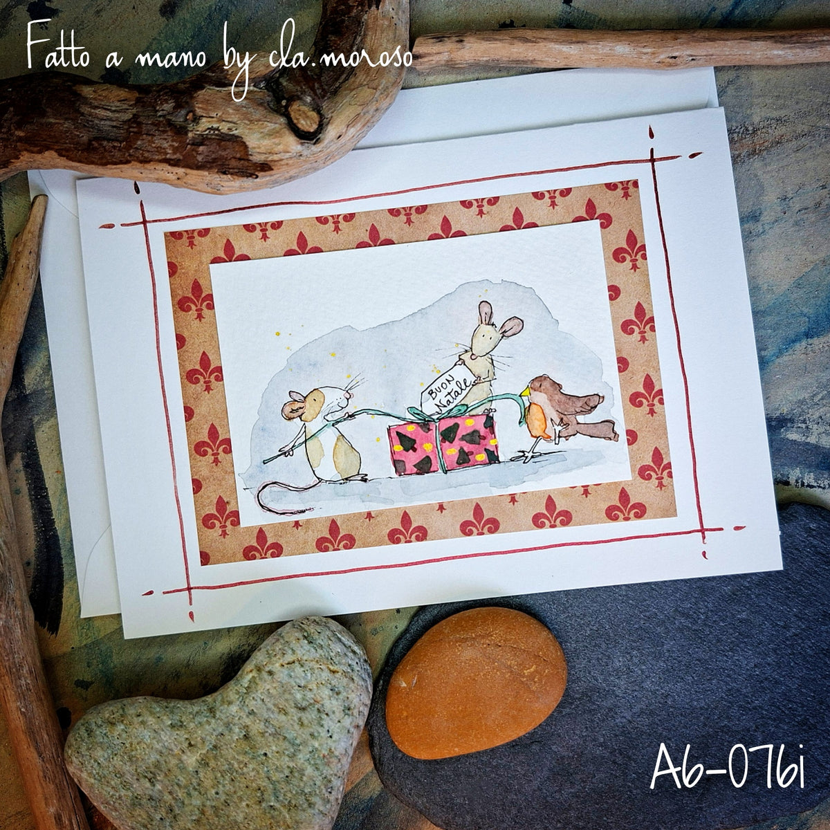 Biglietto Natale A6-076i
