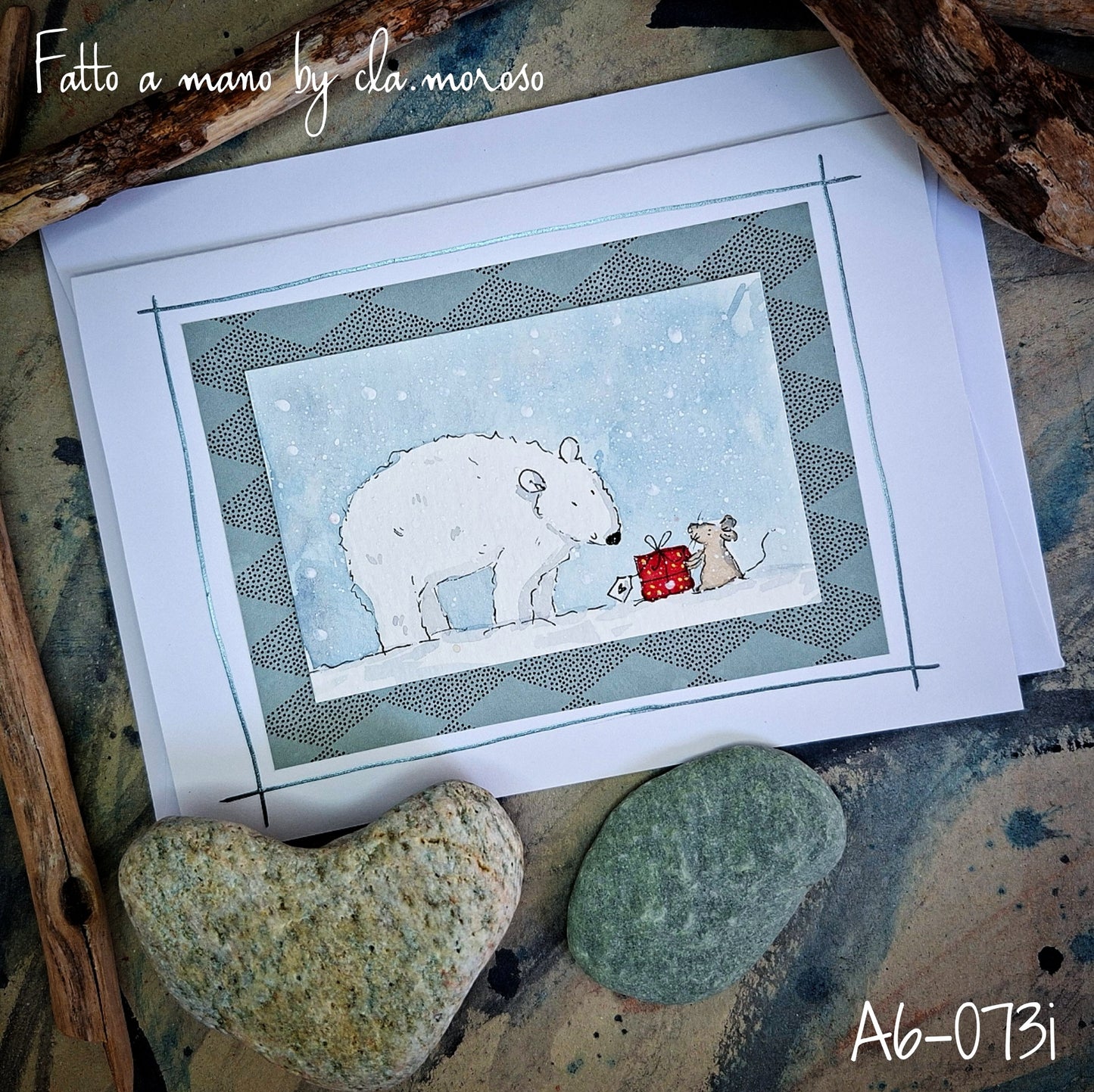 Biglietto Natale A6-073i