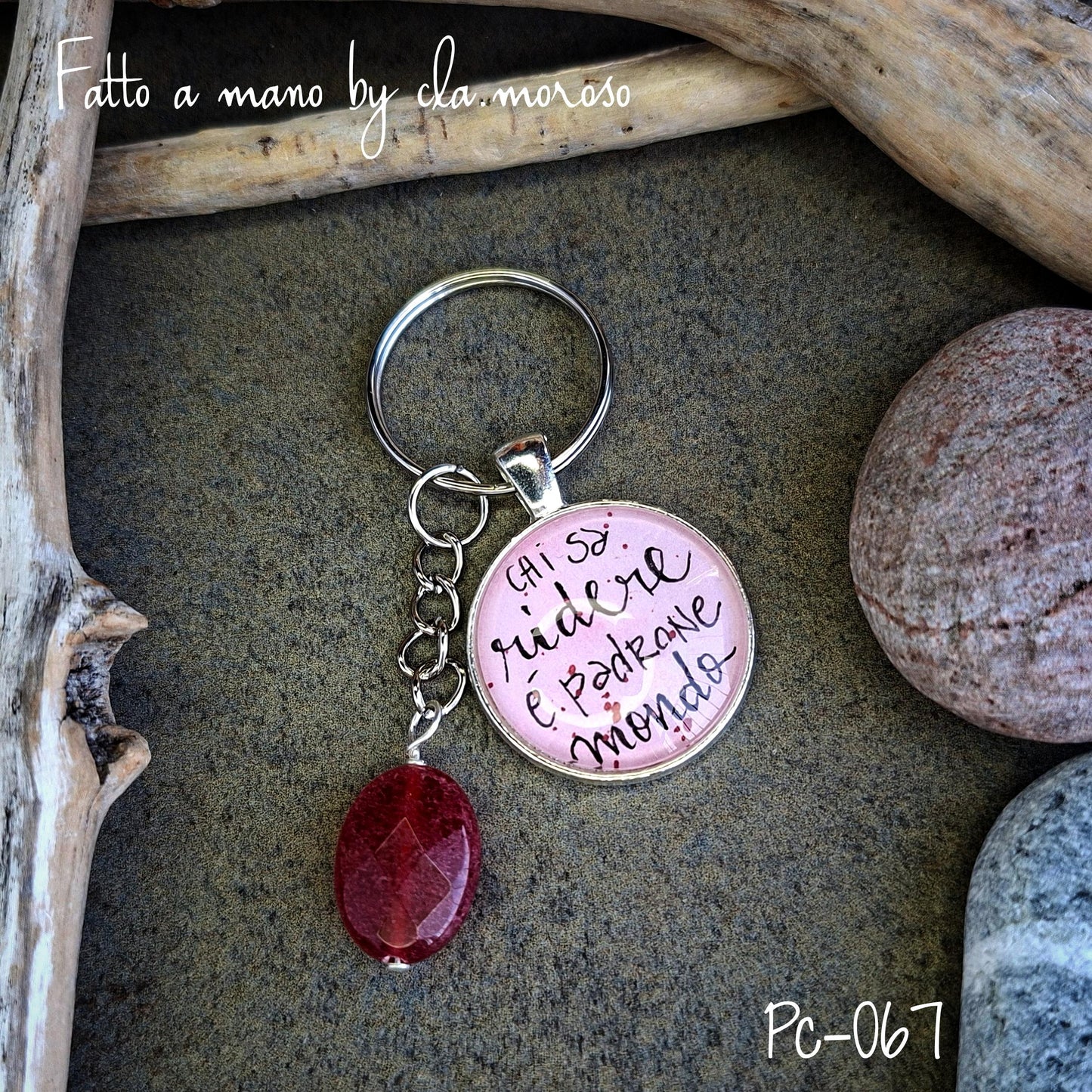 Portachiavi con frase pc-067