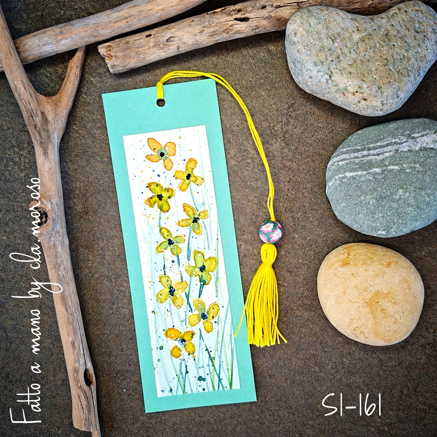 Segnalibro con fiori sl-161