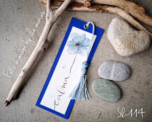 Segnalibri blu "calma"
