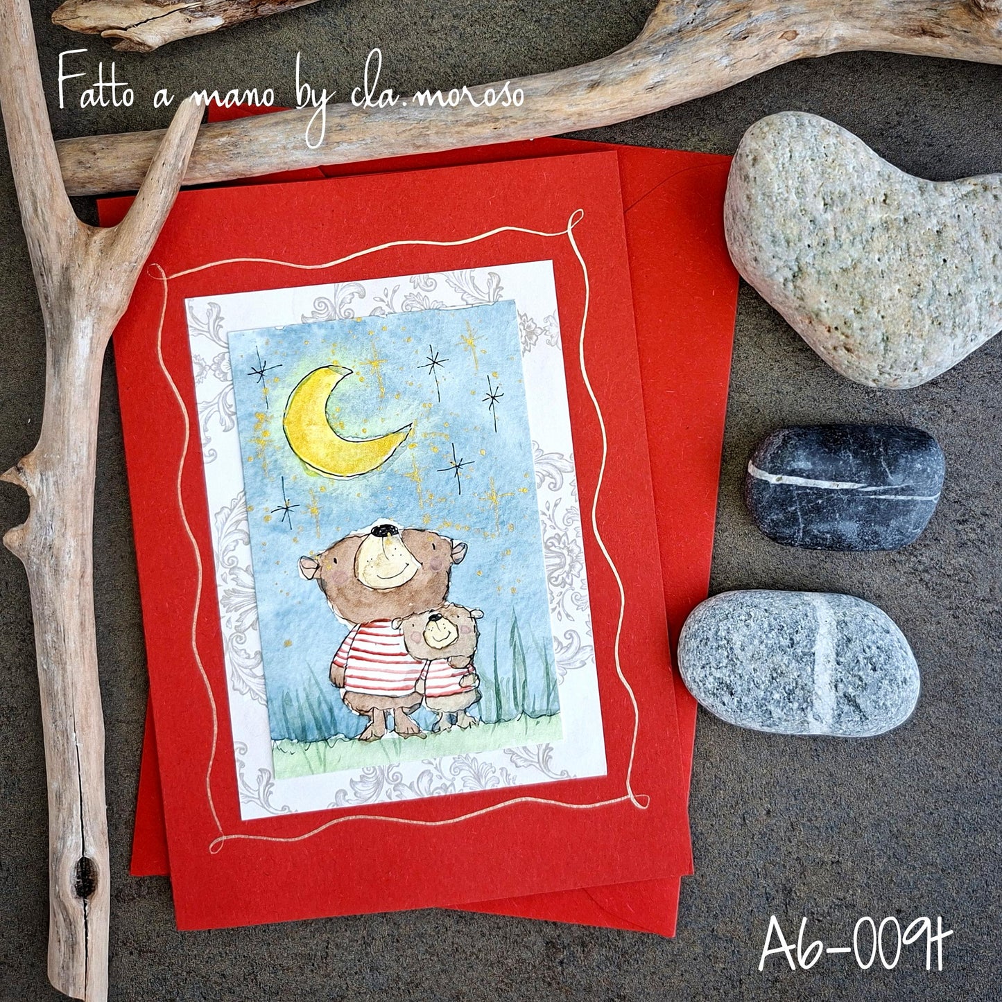 Biglietto orsi A6-009t