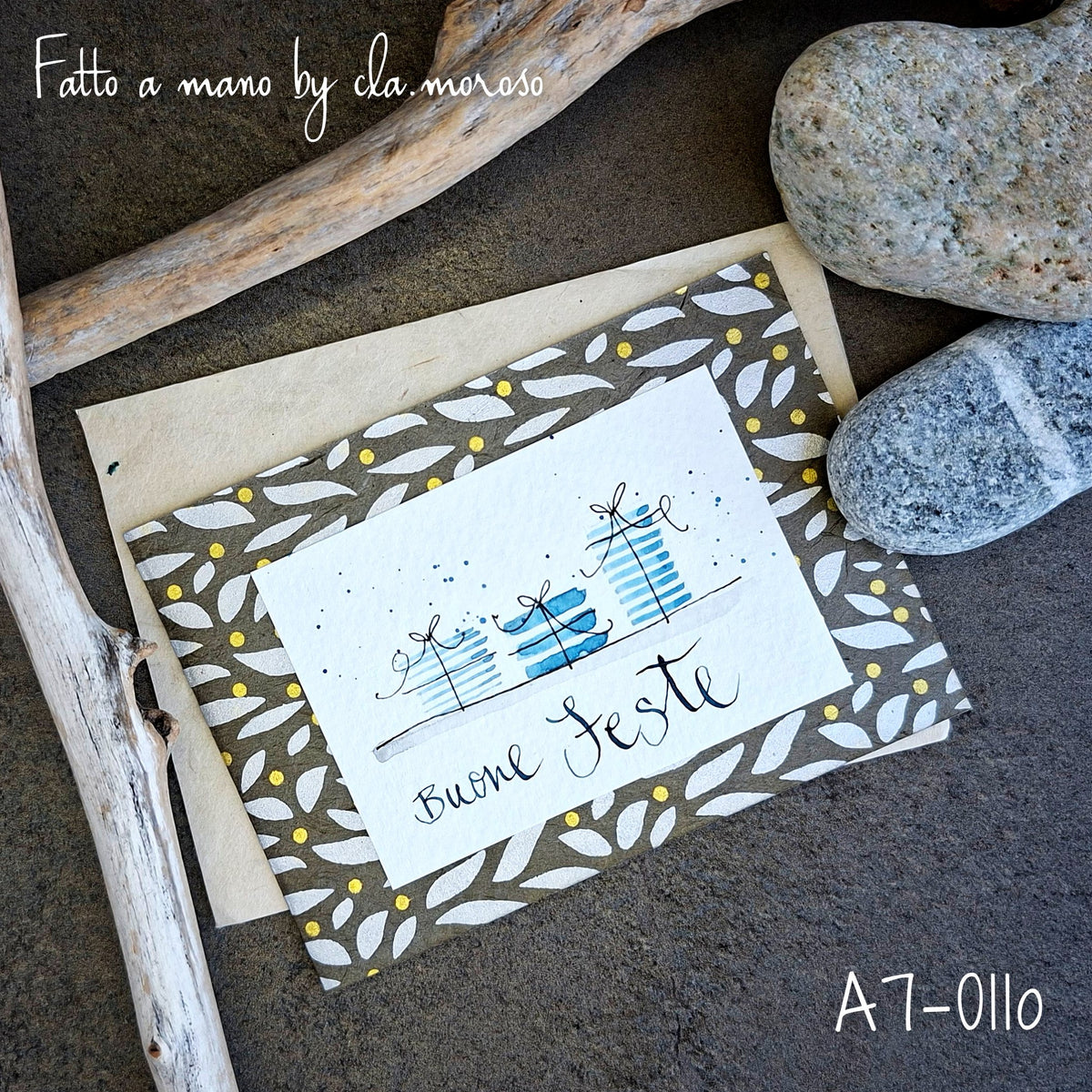 Biglietto Natale A7-011o