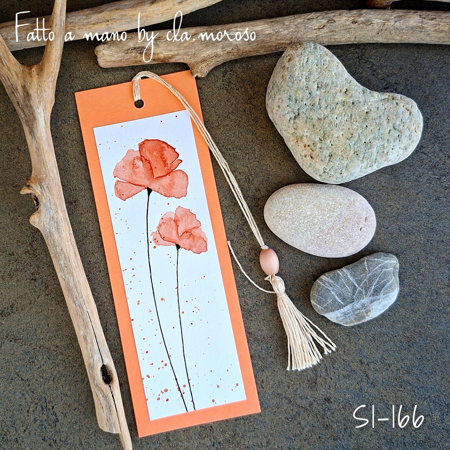 Segnalibro con fiori sl-166