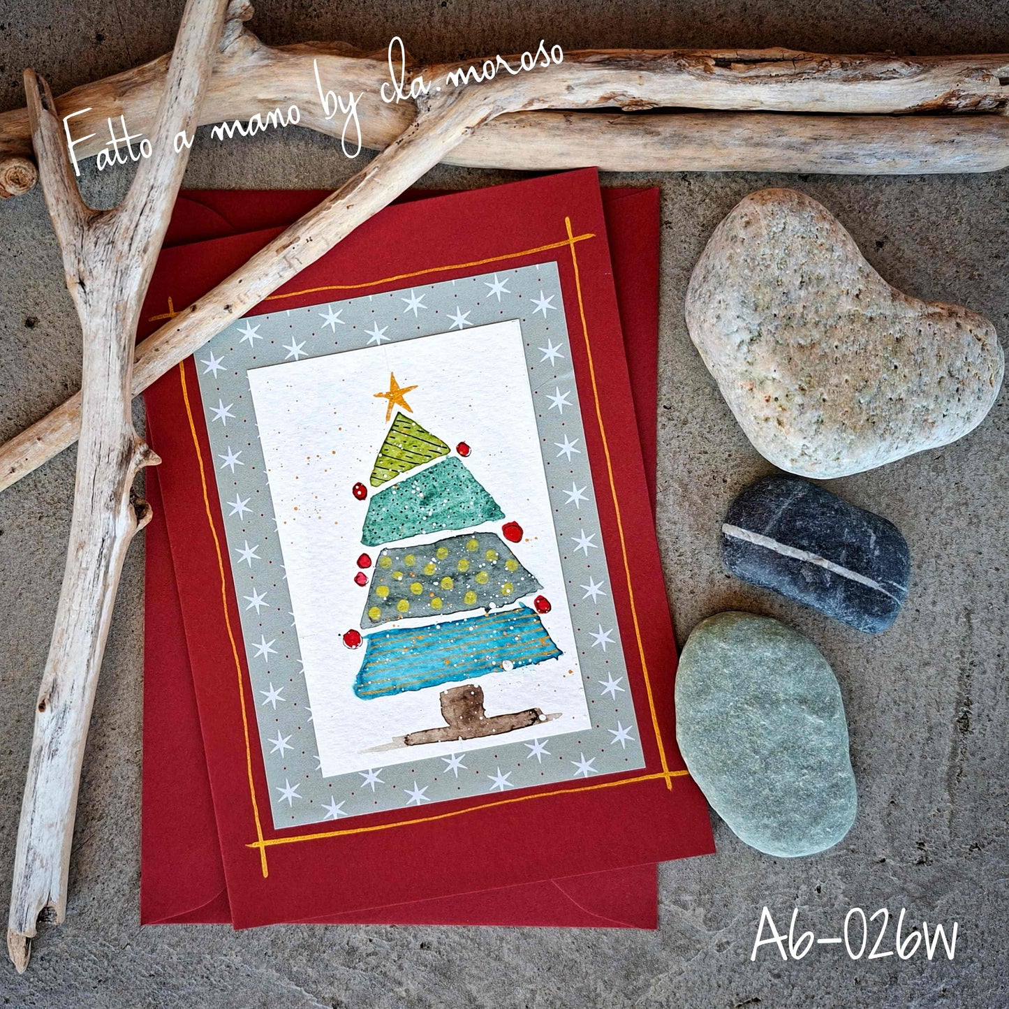 Biglietto Natale con Albero di Natale