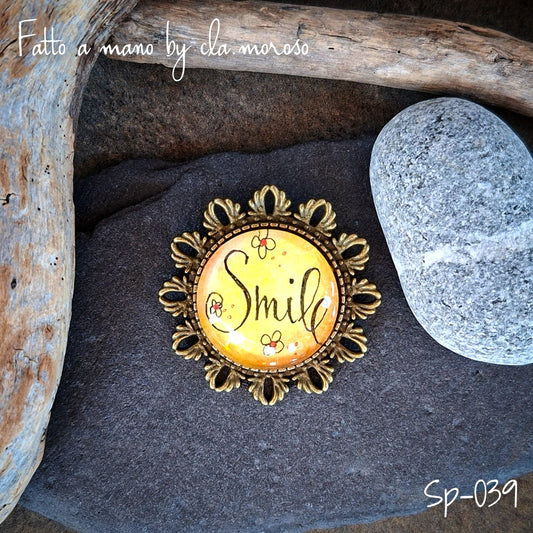 Spilla con aforisma sp-039